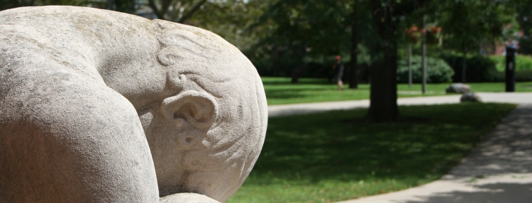 A Son of Deucalion (East) by Lorado Taft. Photograph by Ryan Shosted (2009).