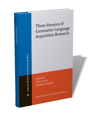 book cover of Three Streams of Generative Language Acquisition Research